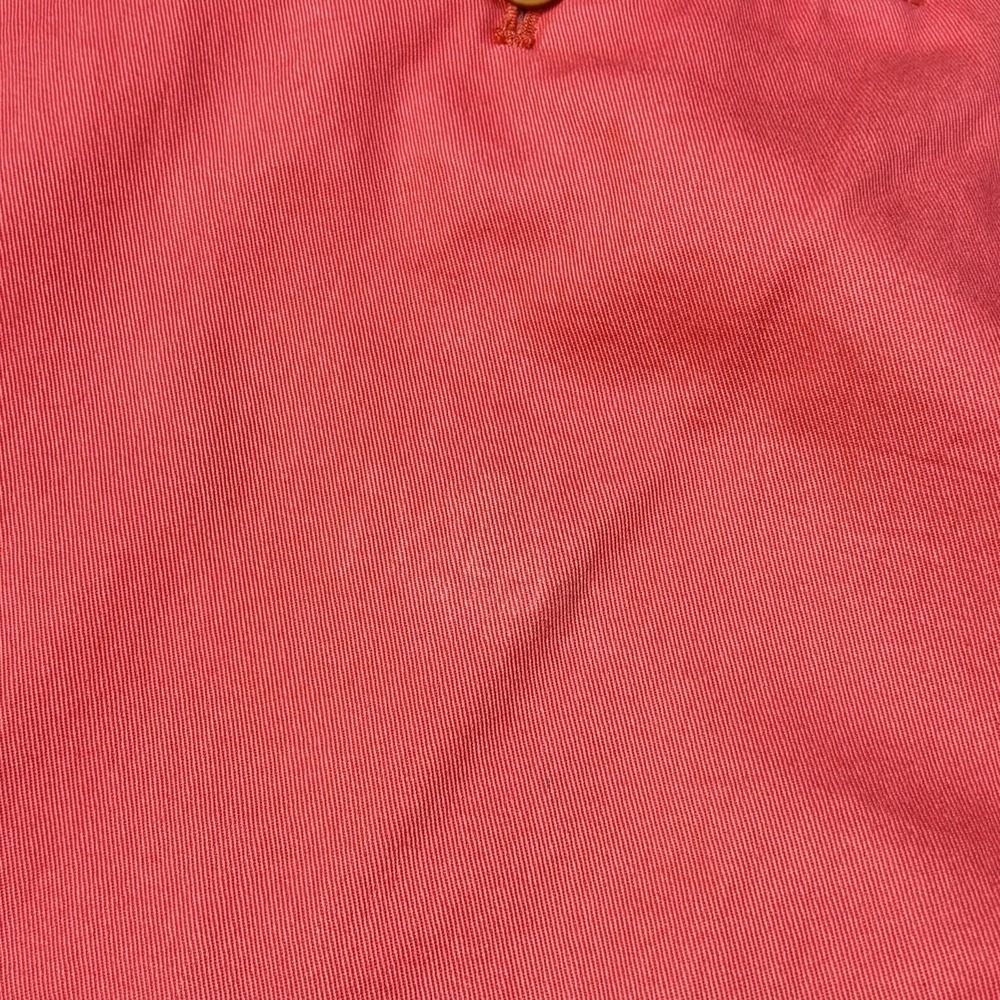 IZOD Saltwater Shorts Mens 38 Vibrant Pink Salmon Chino Stretch Flat Front 38x9 - Picture 9 of 10
